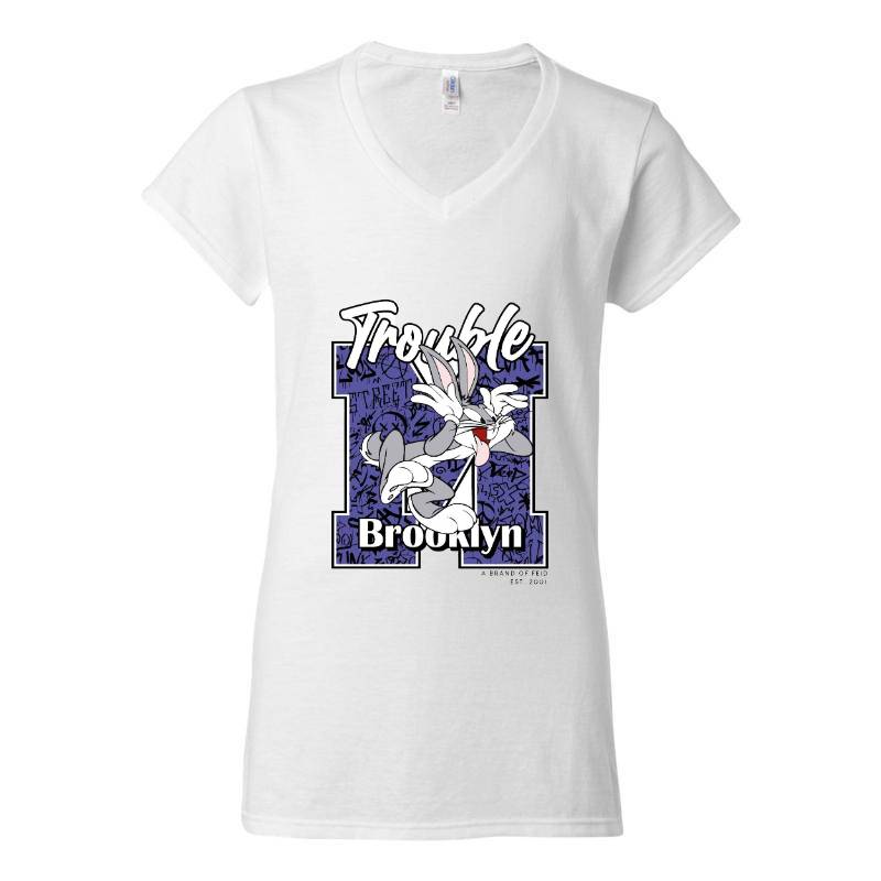 Trouble Brooklyn V-Neck T-Shirt