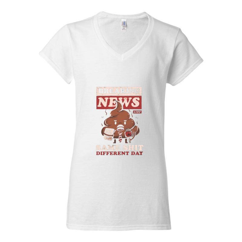 Breaking news V-Neck T-Shirt