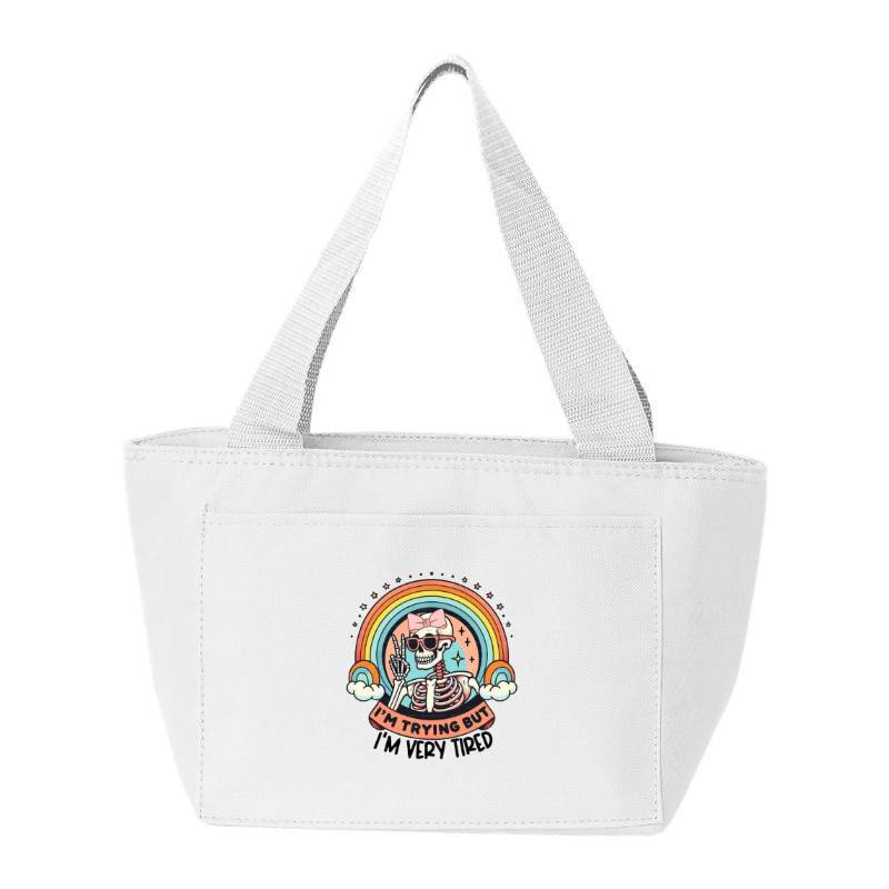 Rainbow Skull Cooler Bag