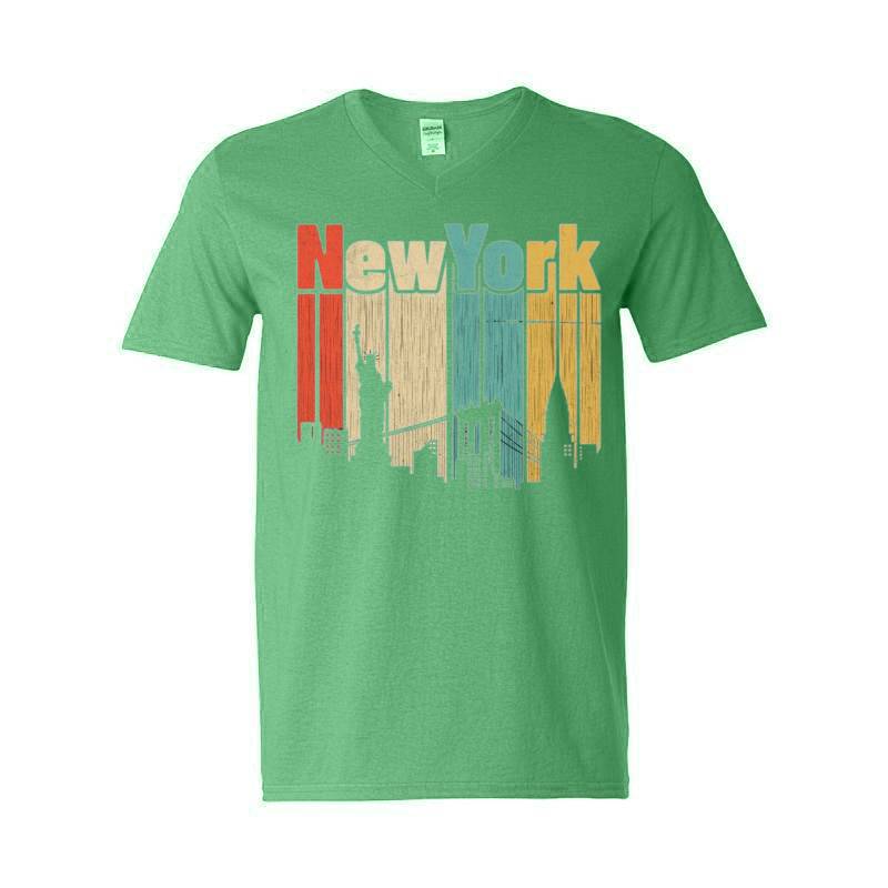 New York V-Neck T-Shirt