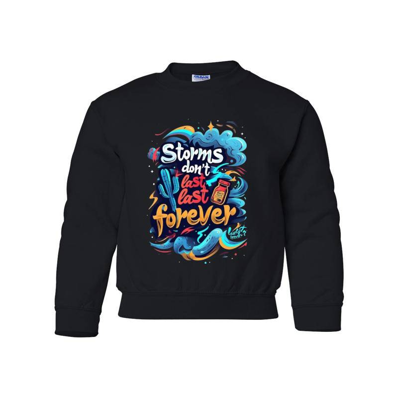 Storms Don't Last Youth Crewneck Sweatshirt 