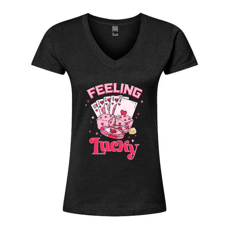 Valentine's Day V-Neck T-Shirt