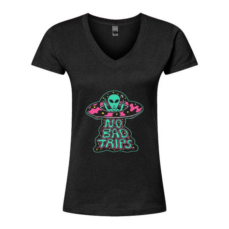 NO BAD TRIPS V-Neck T-Shirt