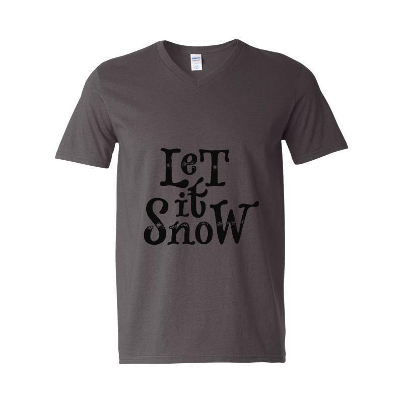 Let it snow V-Neck T-Shirt