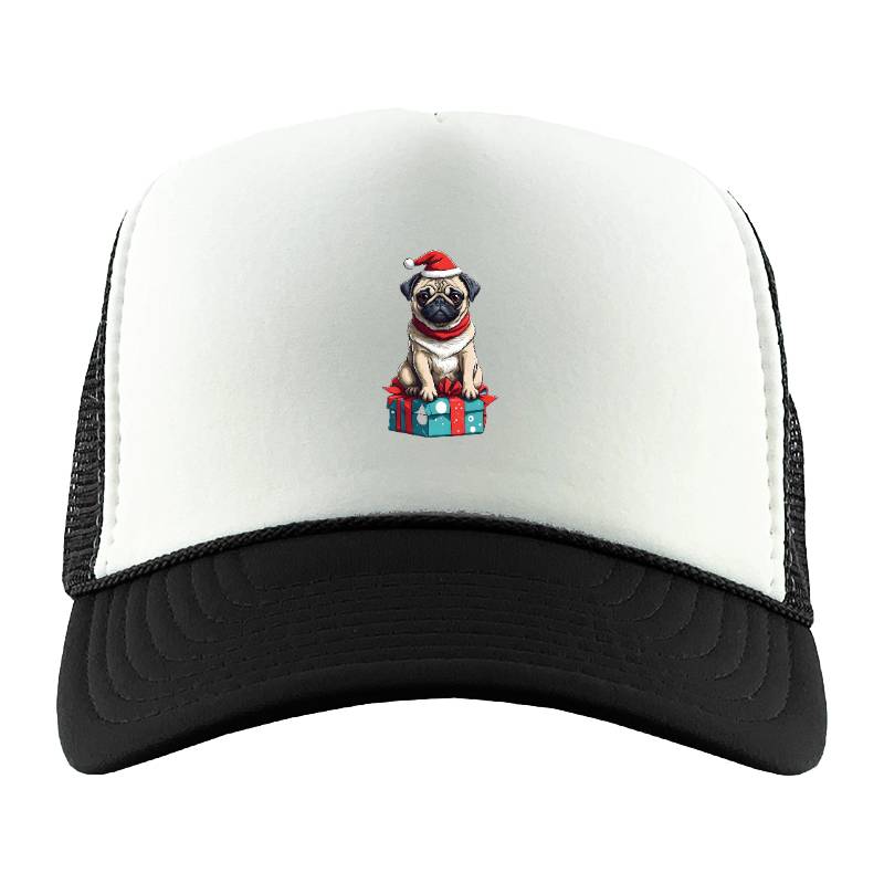 Christmas Dog Trucker Hat