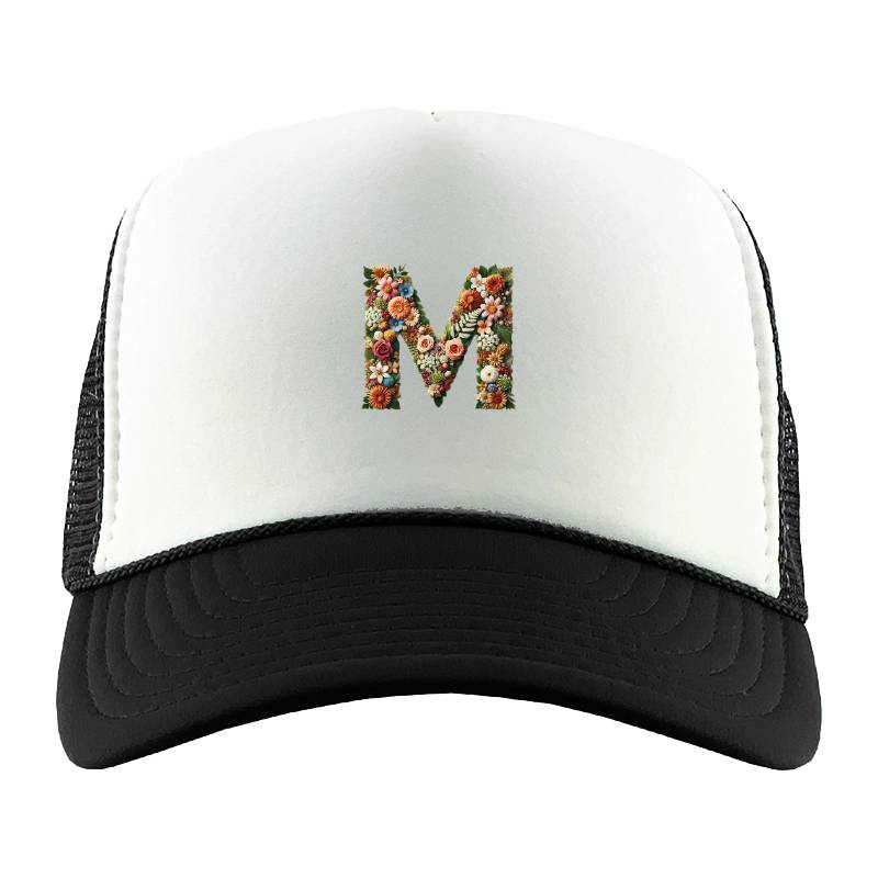 Letter M Trucker Hat
