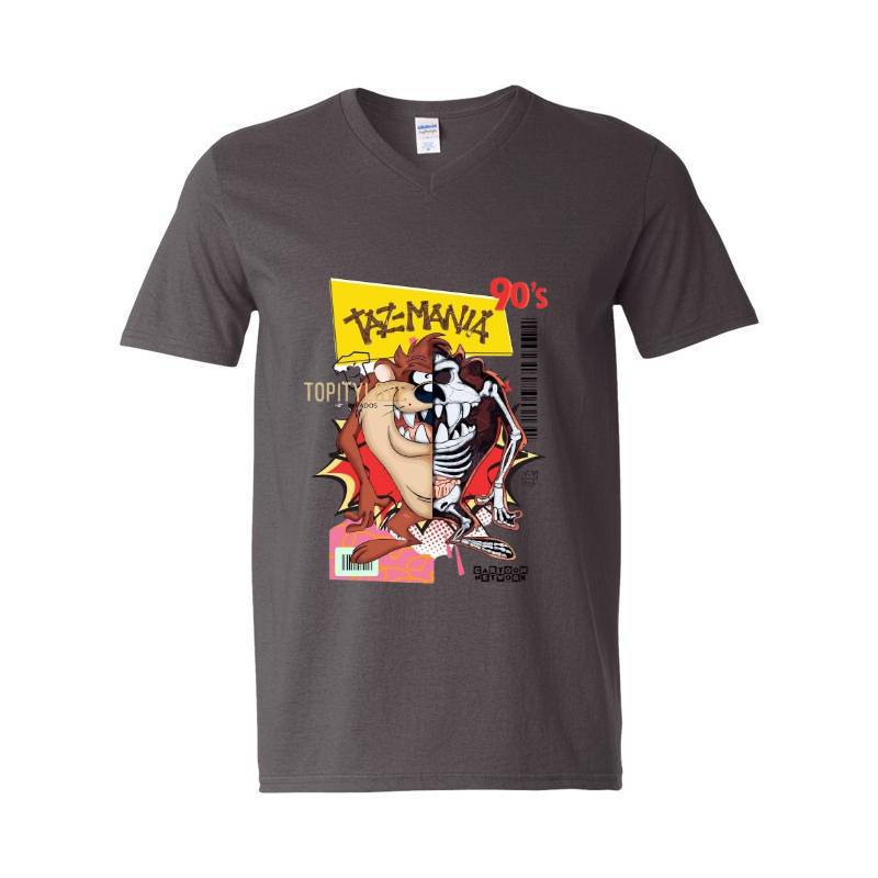 Cartoon V-Neck T-Shirt