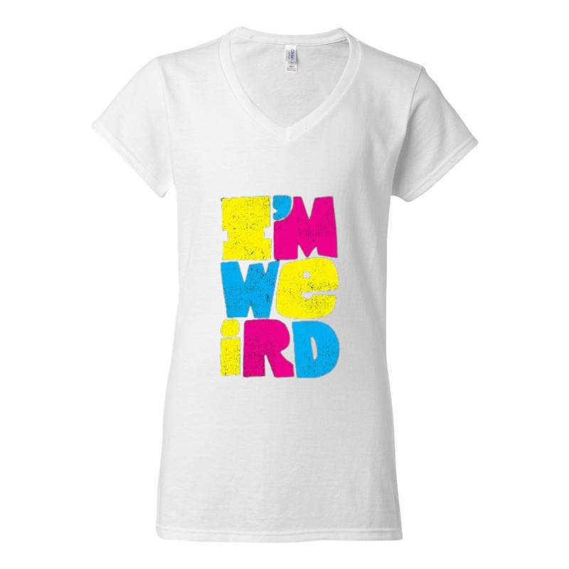 I'm Weird V-Neck T-Shirt