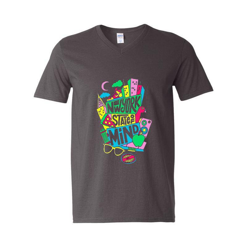 New York State If Mind V-Neck T-Shirt