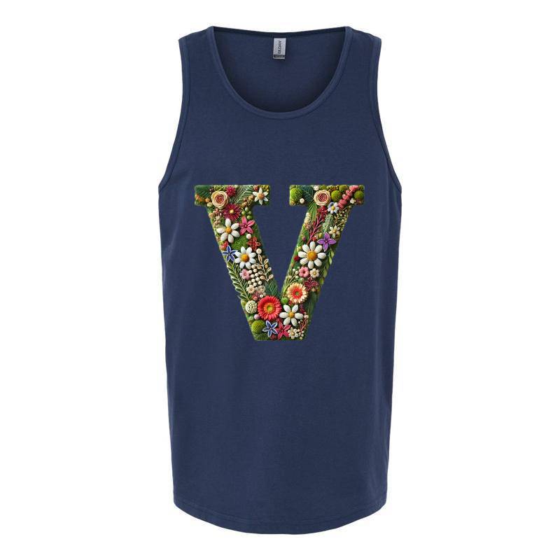 Letter V Tank Top T-Shirt