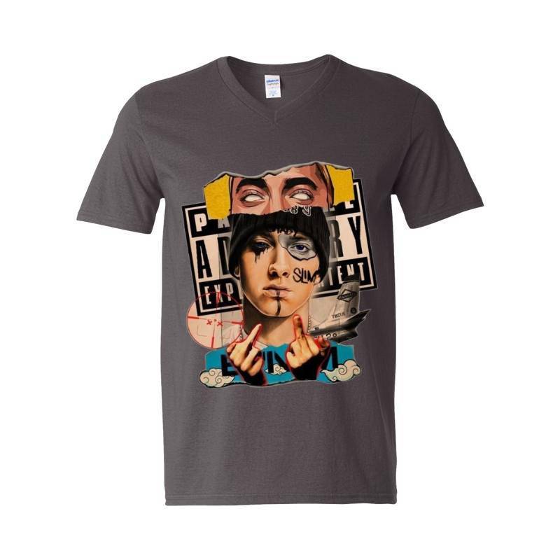 EMINEM V-Neck T-Shirt