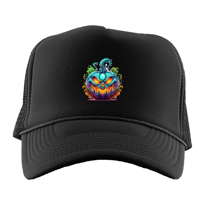 Scary Pumpkin Trucker Hat