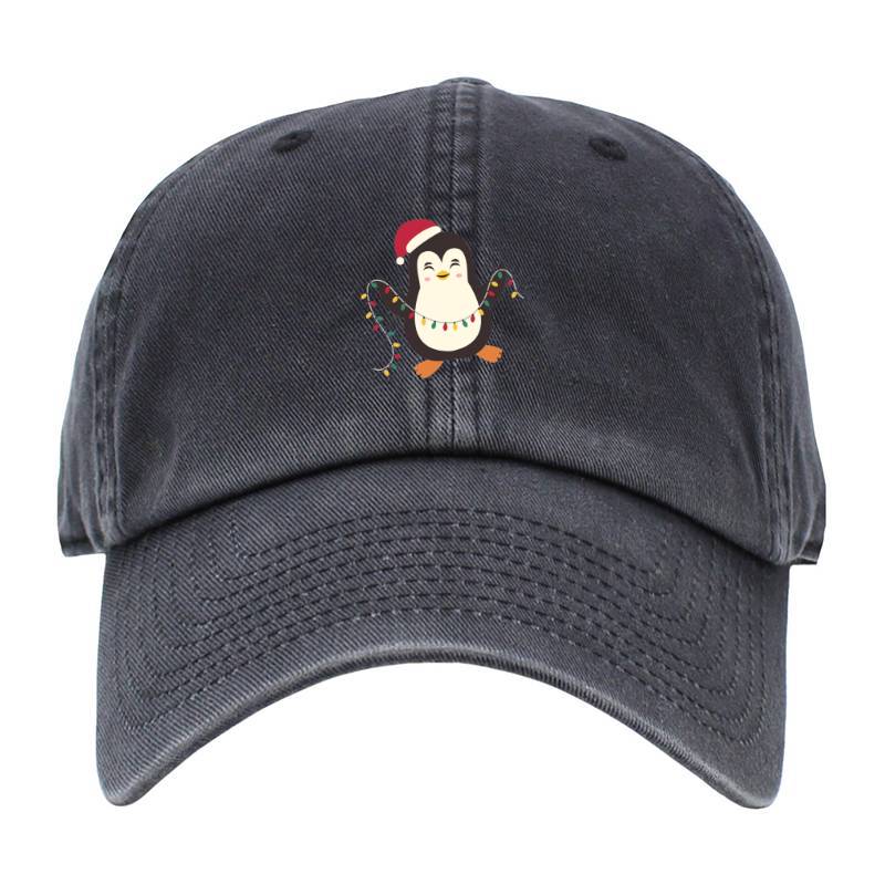 Cristmas penguin Baseball Cap