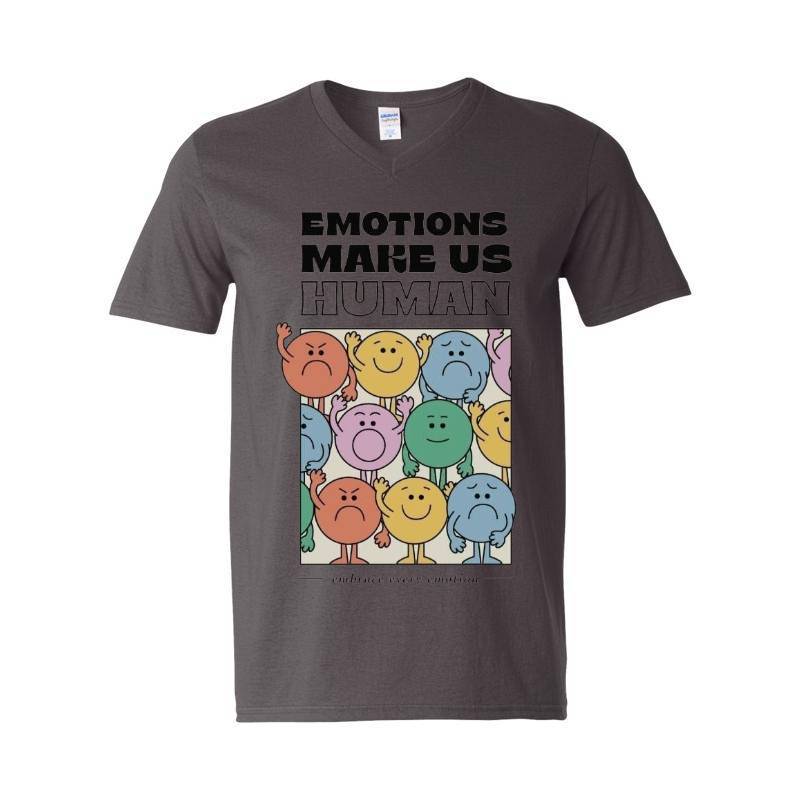 Human emotions V-Neck T-Shirt