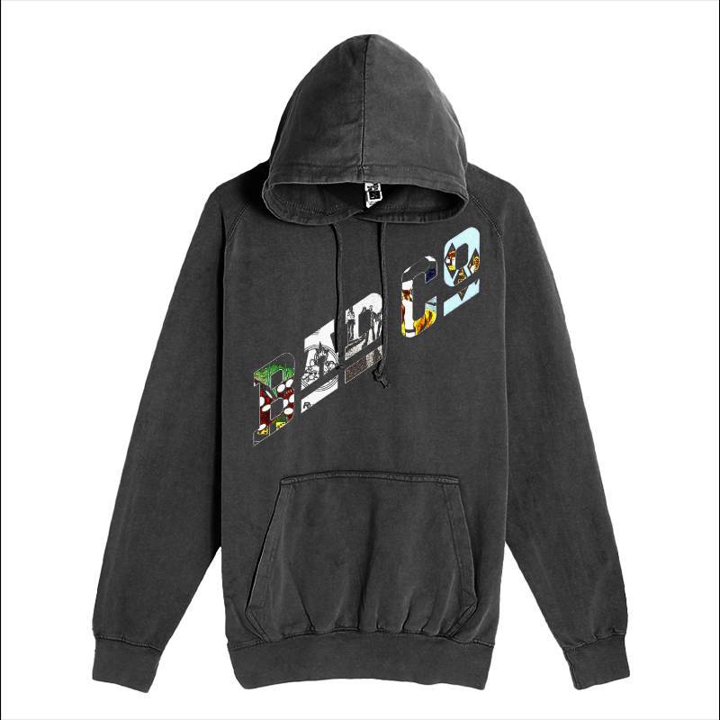 Bad Co Distressed Hoodie
