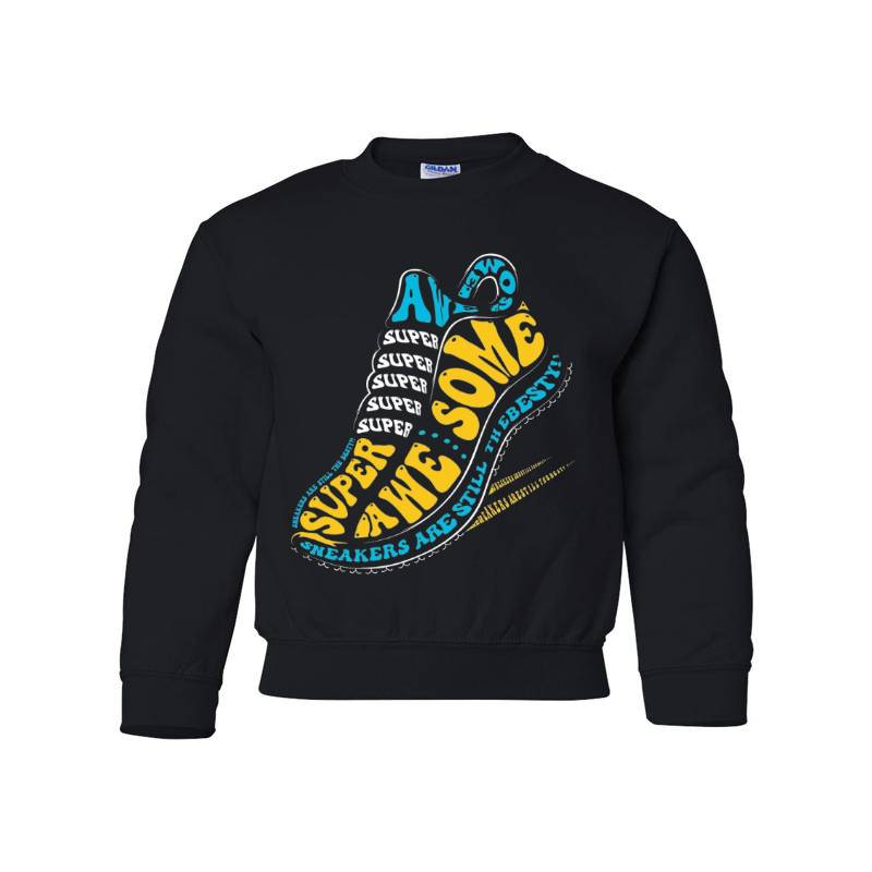 Design Shoe Youth Crewneck Sweatshirt 