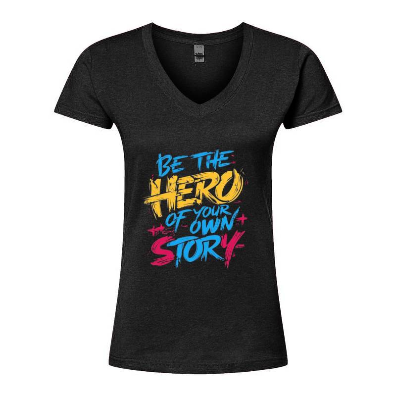 Be The Hero Of Your Own Story V-Neck T-Shirt