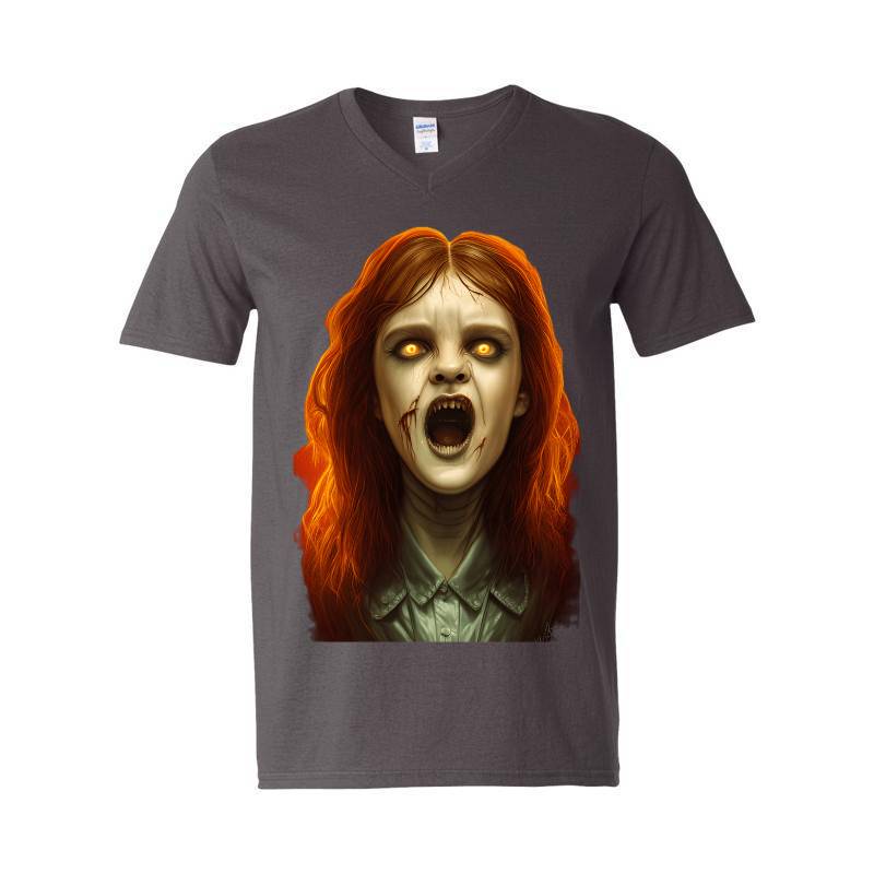 Halloween Horror Character V-Neck T-Shirt