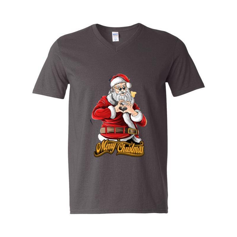 Santa Claus V-Neck T-Shirt