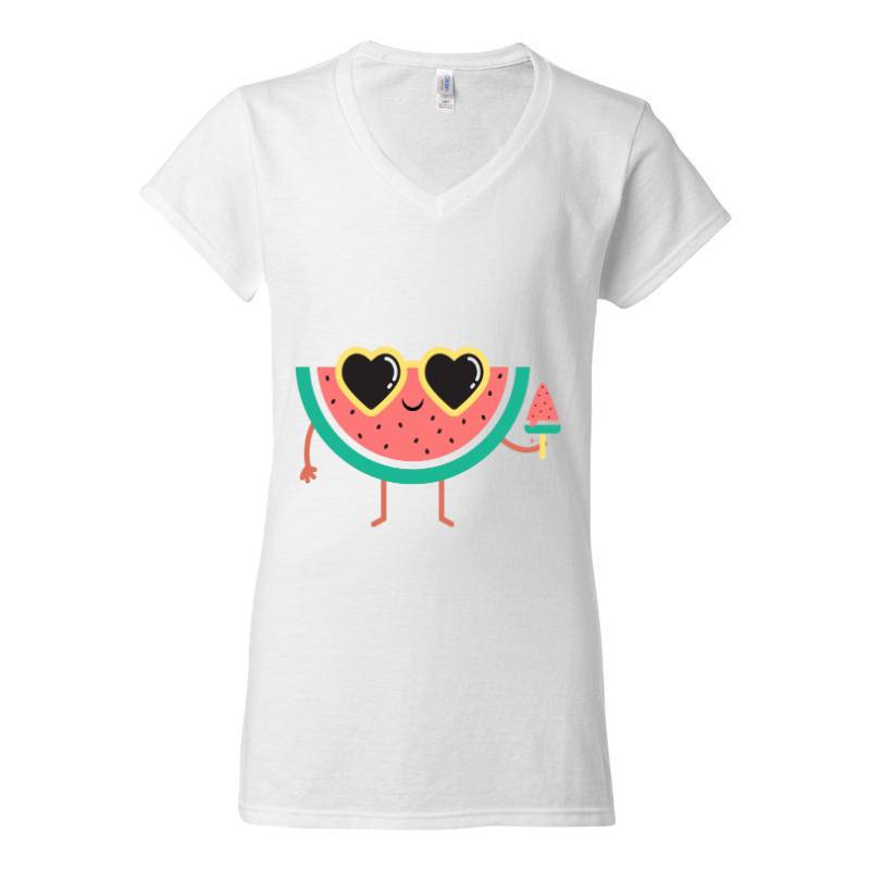 Watermelon V-Neck T-Shirt
