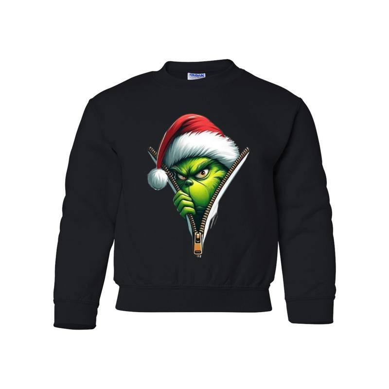 Grinch Youth Crewneck Sweatshirt 