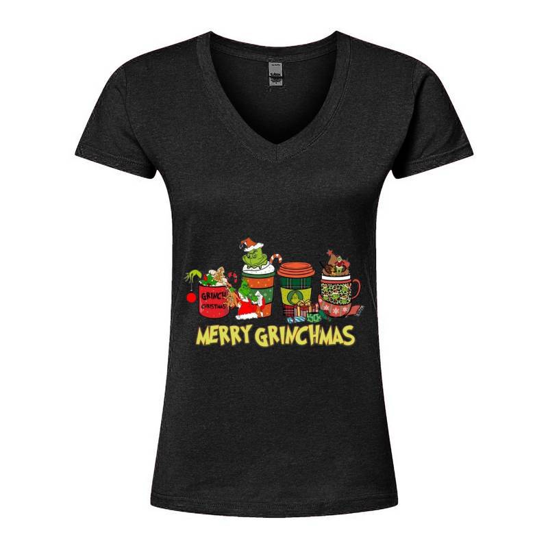 Merry Grinchmas V-Neck T-Shirt