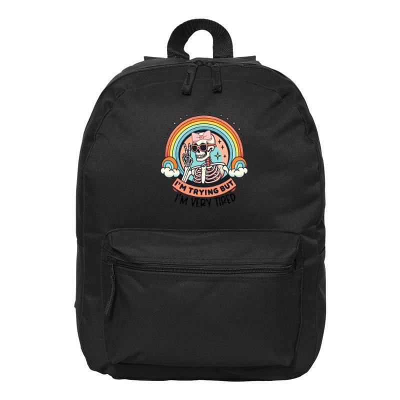 Rainbow Skull Backpack