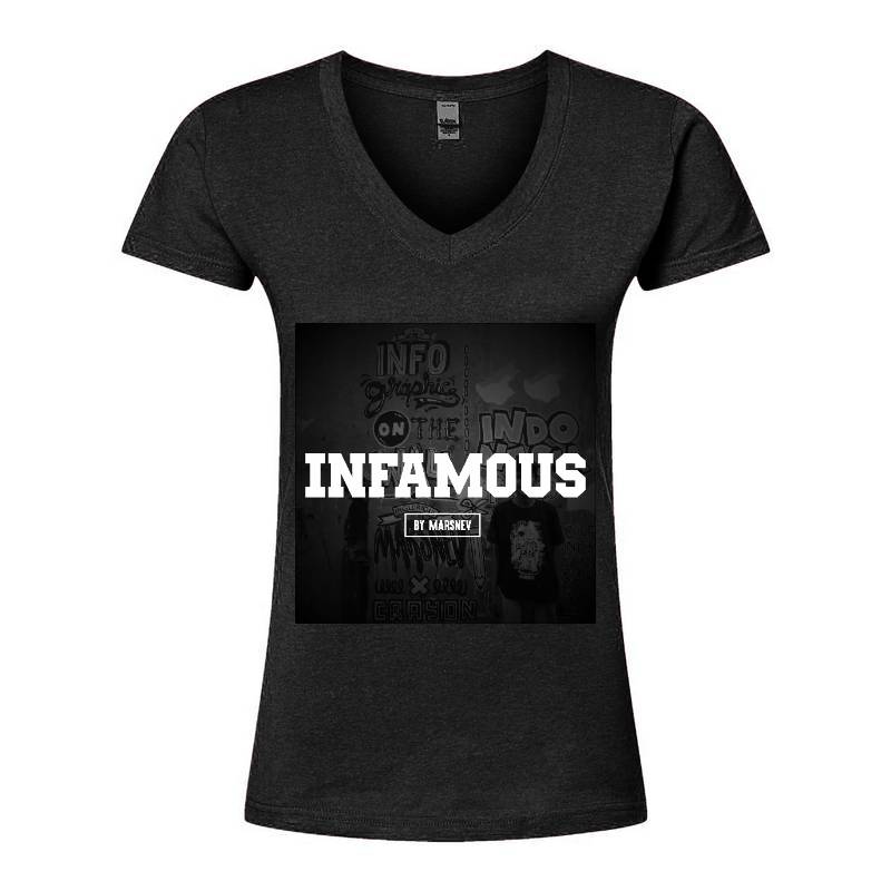 Infamous Marsnevjpg V-Neck T-Shirt