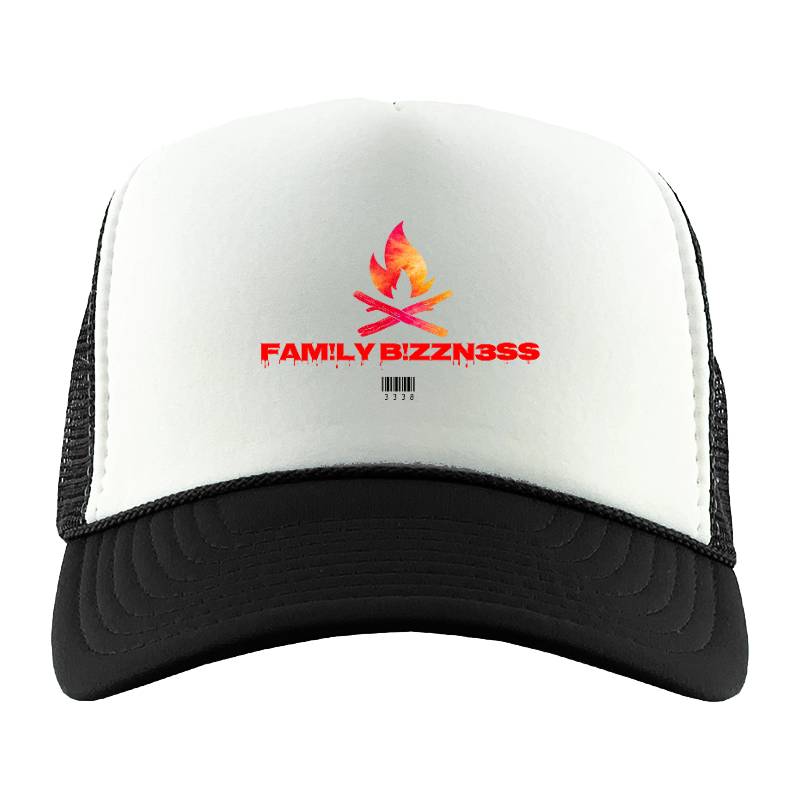 Black T Shirt Him Trucker Hat