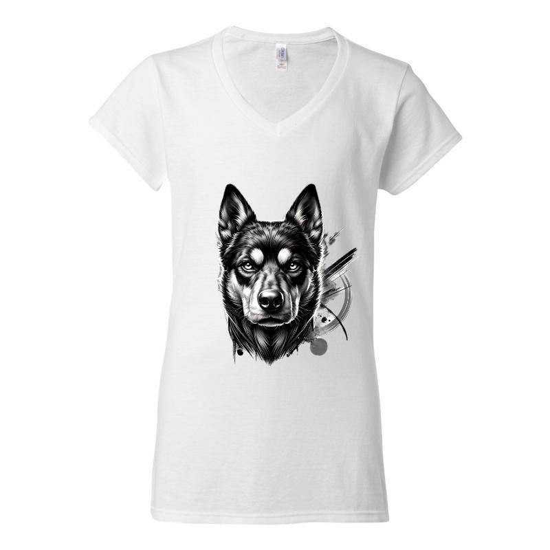 My Dog V-Neck T-Shirt