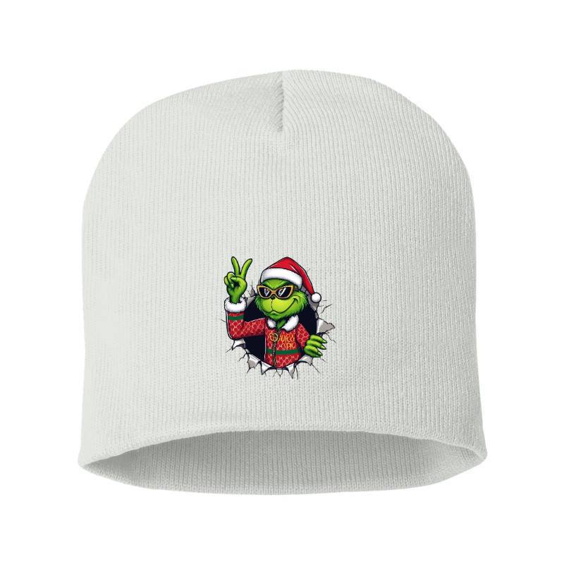 Grinch Peace Beanie