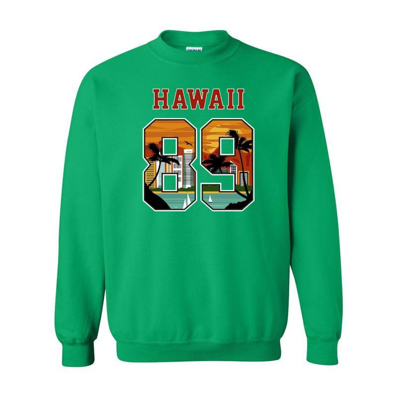 Hawaii 89 Crewneck Sweatshirt 