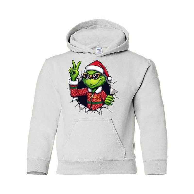 Grinch Peace Hooded Sweatshirt
