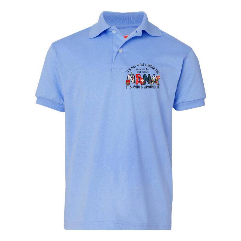 Cristmas Nana Polo T-Shirt
