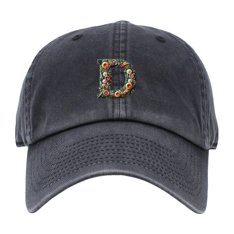 Letter D Baseball Cap