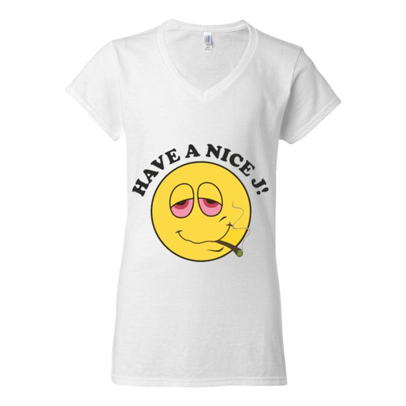 Have A Nice V-Neck T-Shirt