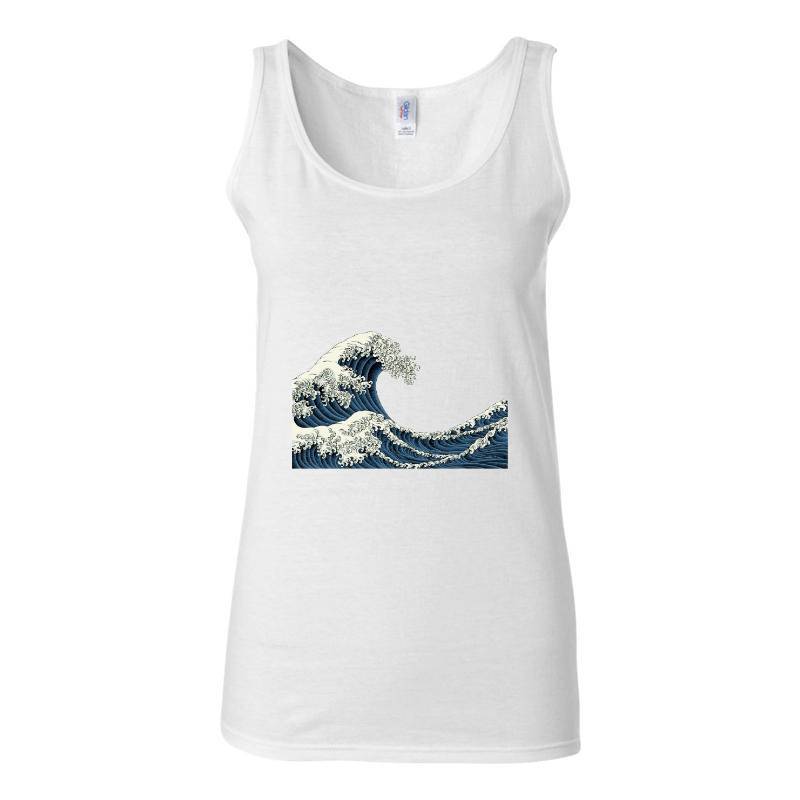 Big wave Tank Top T-Shirt