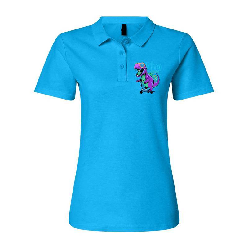 Dino Scooter Polo T-Shirt