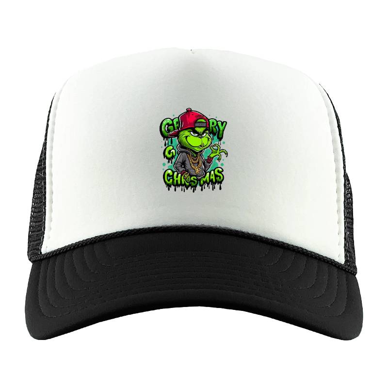 Grinch Christmas Trucker Hat