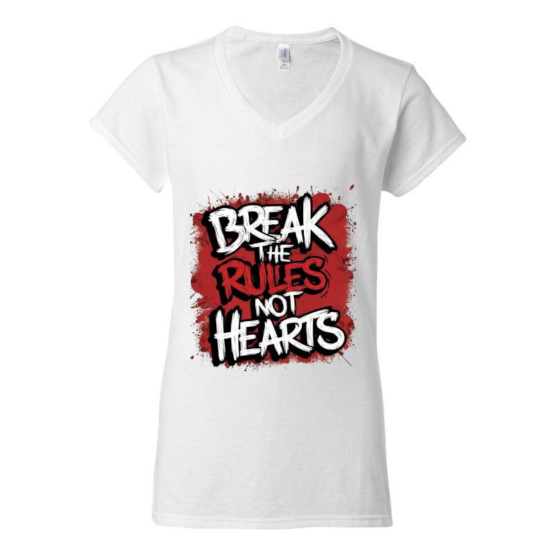Break The Rules V-Neck T-Shirt