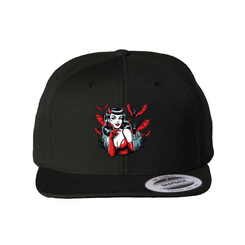 Devil Bats Ladies Fitted Snapback Cap