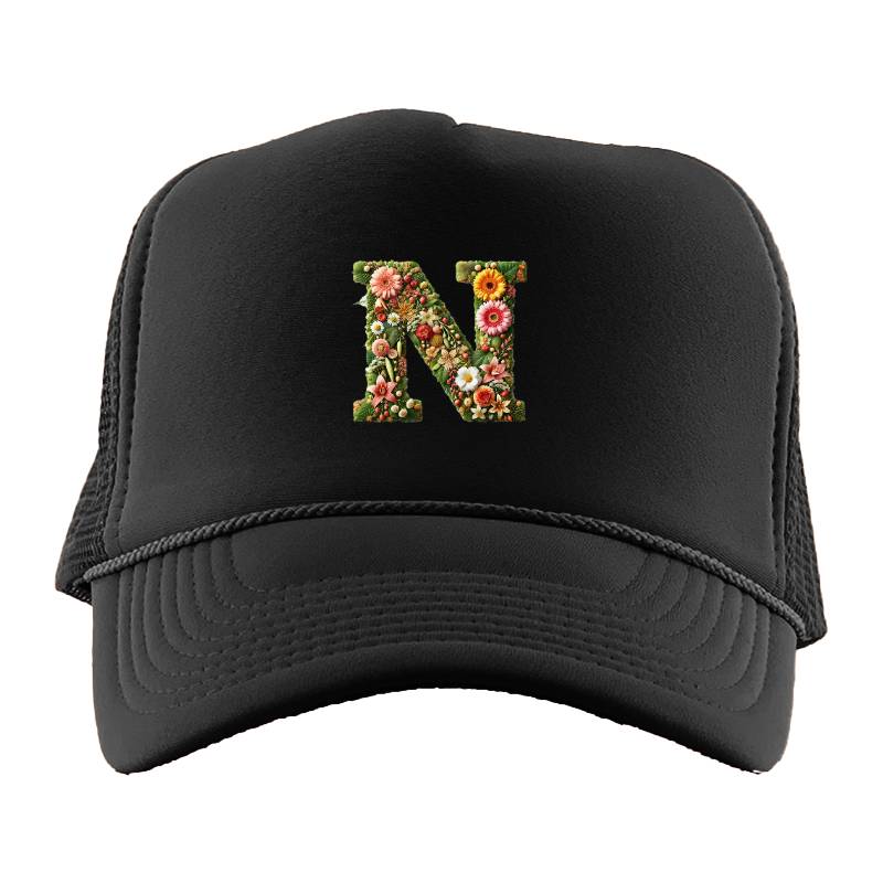 Letter N Trucker Hat