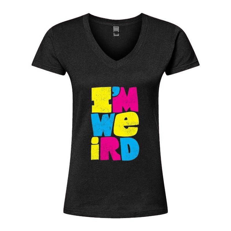 I'm Weird V-Neck T-Shirt