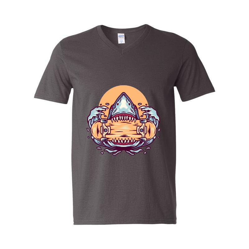 Shark V-Neck T-Shirt