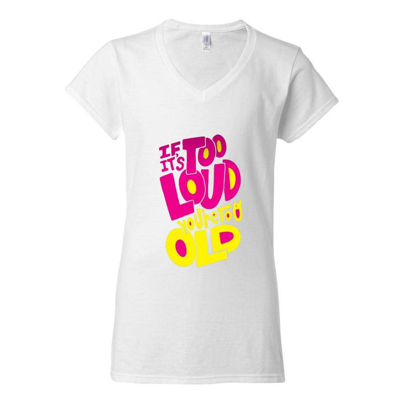 Too Loud V-Neck T-Shirt