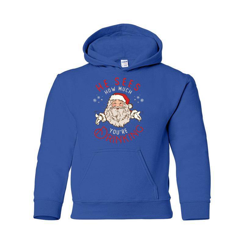 Santa Hooded Sweatshirt