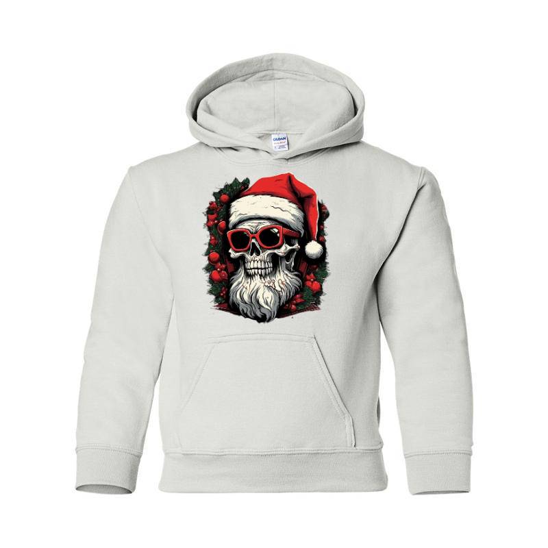 Skull Snat Claus Hooded Sweatshirt