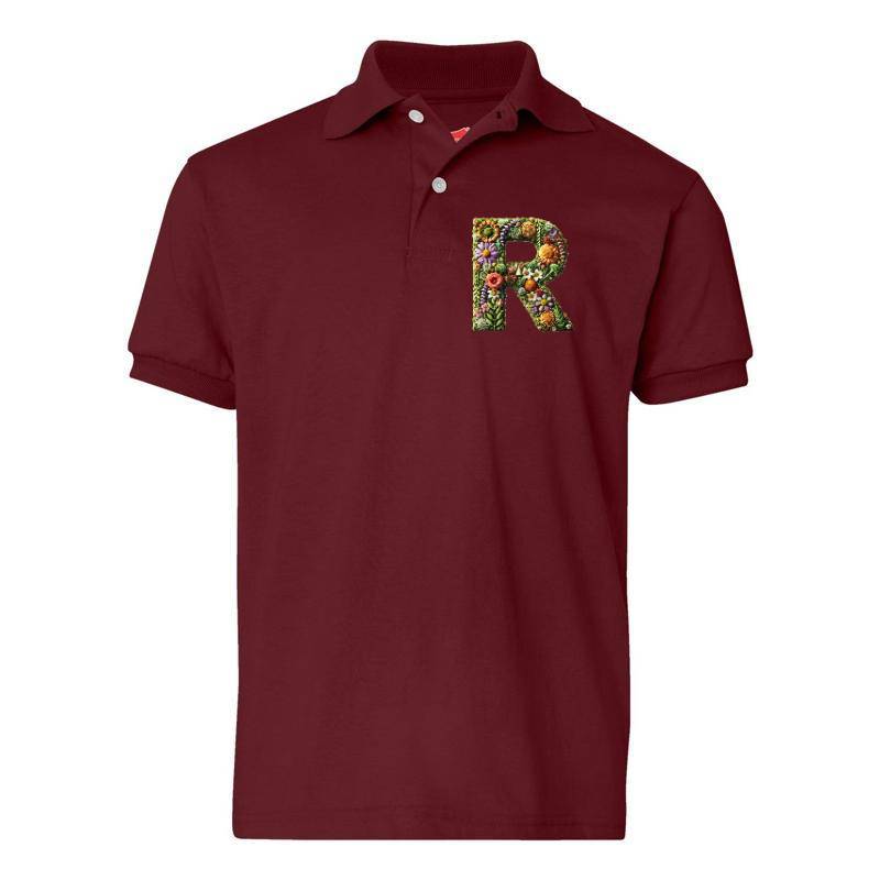Letter R Polo T-Shirt