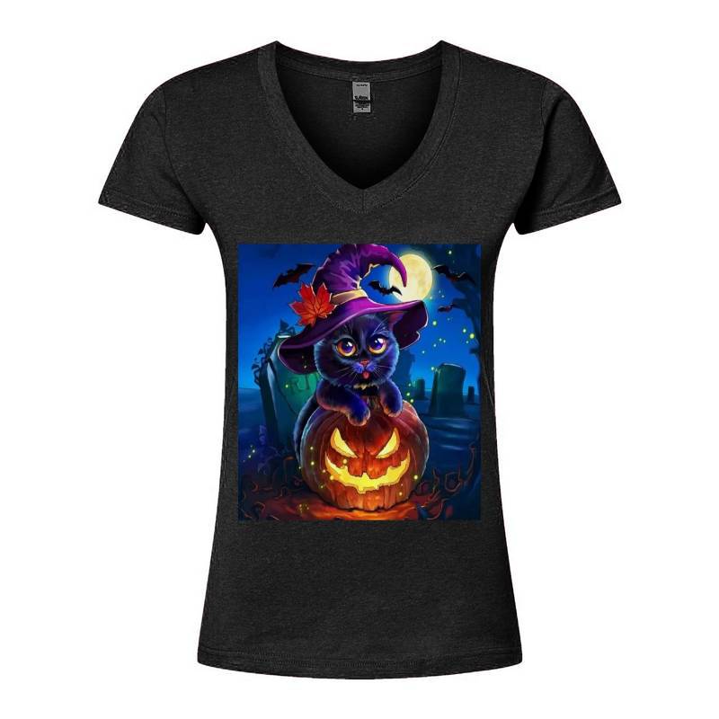 Halloween V-Neck T-Shirt