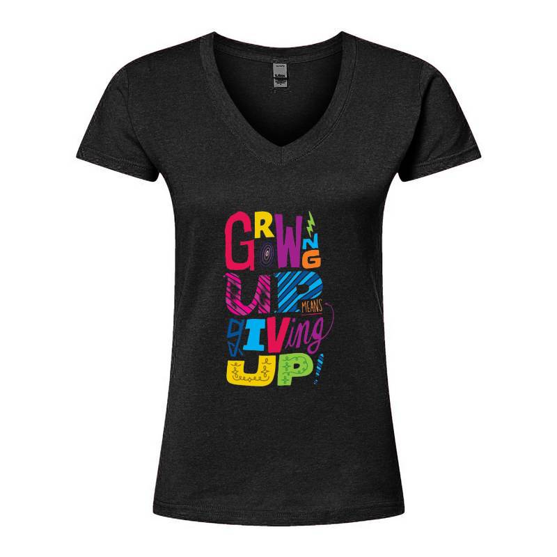 Growing Up V-Neck T-Shirt